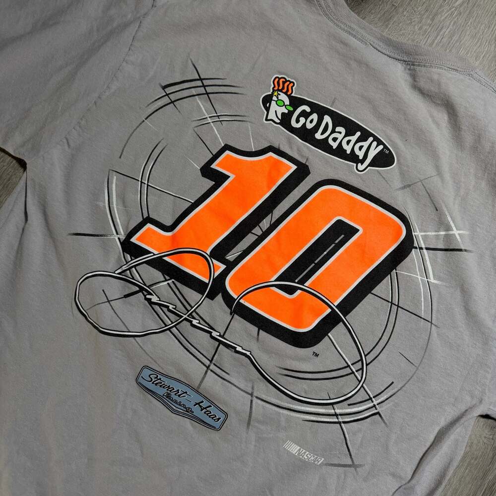 Danica Patrick Stewart-Haas Racing Go Daddy #10 NASCAR T-Shirt - Picture 5 of 7